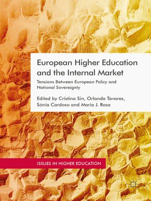 cover image of European Higher Education and the Internal Market